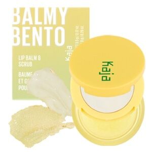 Kaja Yellow Balmy Bento Lip Balm & Scrub